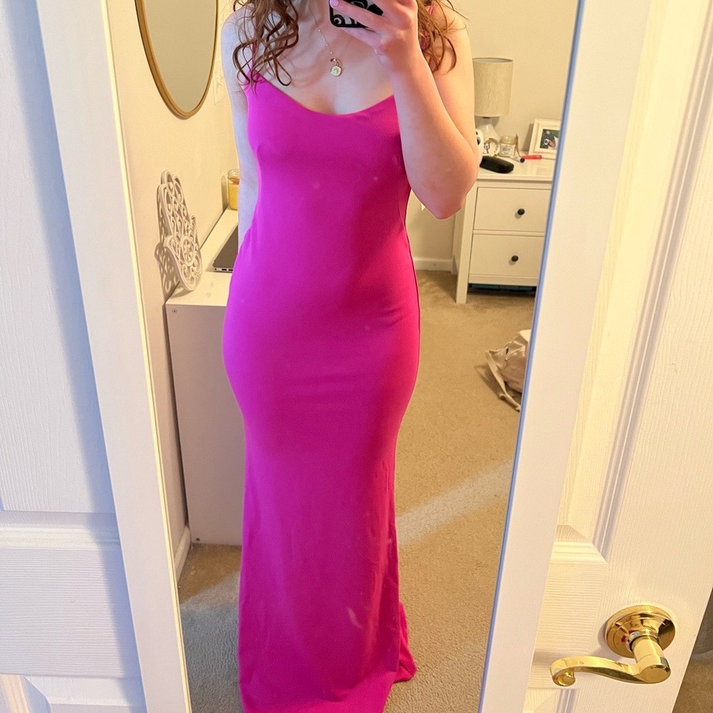 REVOLVE Katie May Damn Gina Dress in Electric Pink Size Small Prom Dress - Picture 5 of 6